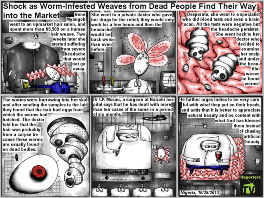 Bob Schroeder | Worm-Infested Weaves from Dead People | Shock as Worm-Infested Weaves from Dead People Find Their Way Into the Market | Preview